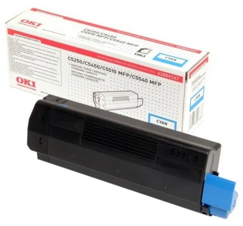 Toner C5250 blauw de OKI en Cyaan, Cyan – photo produit