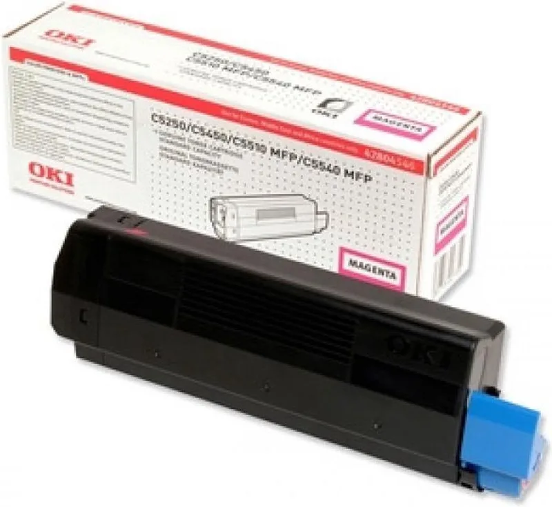 Toner C5250 rood från OKI i Magenta – produktbild