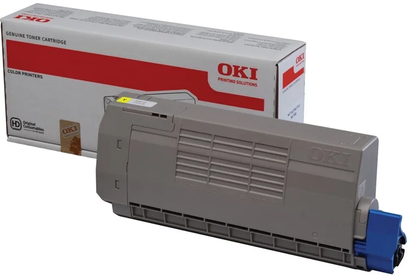 Toner van OKI in Geel – productfoto
