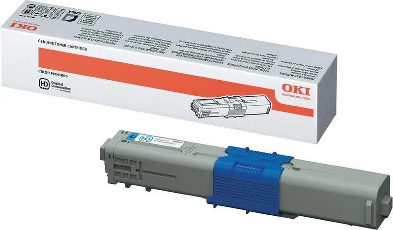 Tonercartridge C300 cyaan från OKI i Cyaan – produktbild