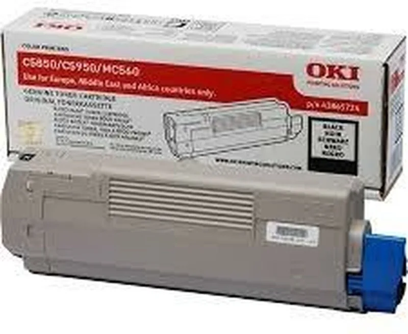 Tonercartridge C5850 - zwart van OKI in Zwart – productfoto