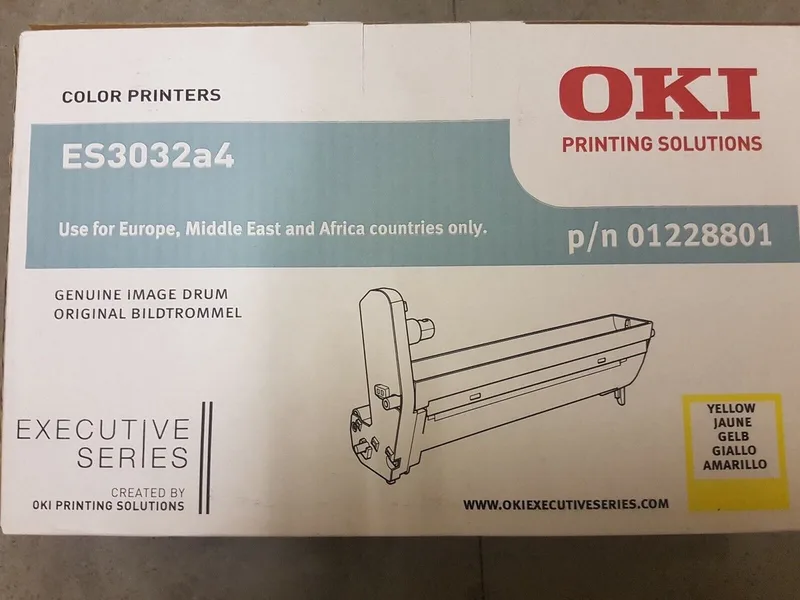 Yellow - drum kit - for ES 3032a4cdtn, 3032a4dn från OKI i Gul – produktbild