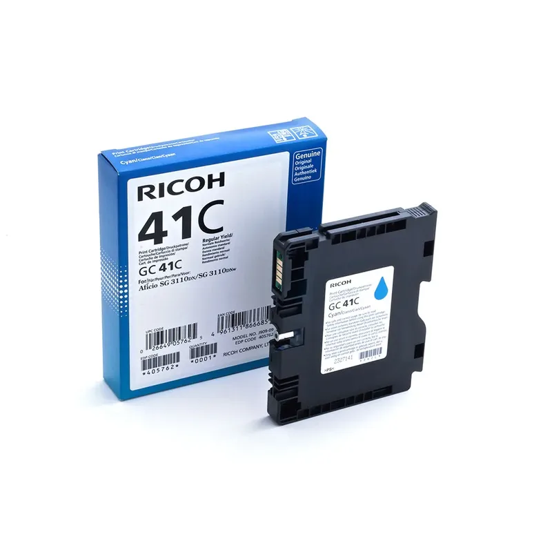 Original Ink Cartridge Ricoh 405762 von Ricoh in Cyan – Produktfoto 2 von 2