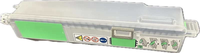 Originele Ricoh Waste Toner Bottle SP C730 - Geschikt voor Ricoh Aficio SP C730DN - 17000 Pagina's van Ricoh in Transparant – productfoto
