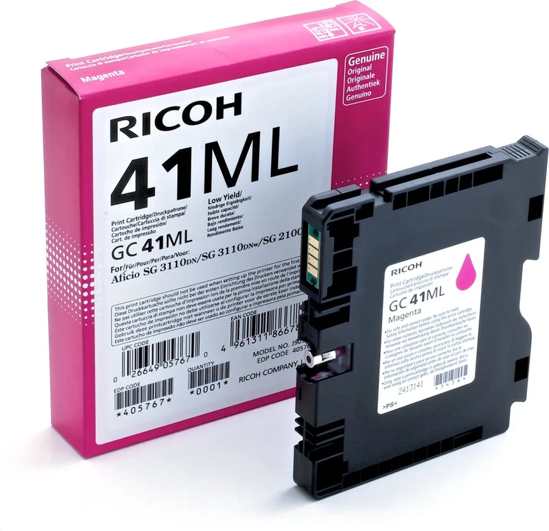 Toner Ricoh 405767 van Ricoh in Magenta – productfoto