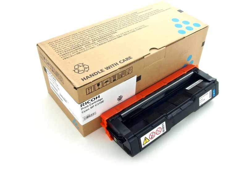 Toner Ricoh 407645 van Ricoh in Cyan – productfoto