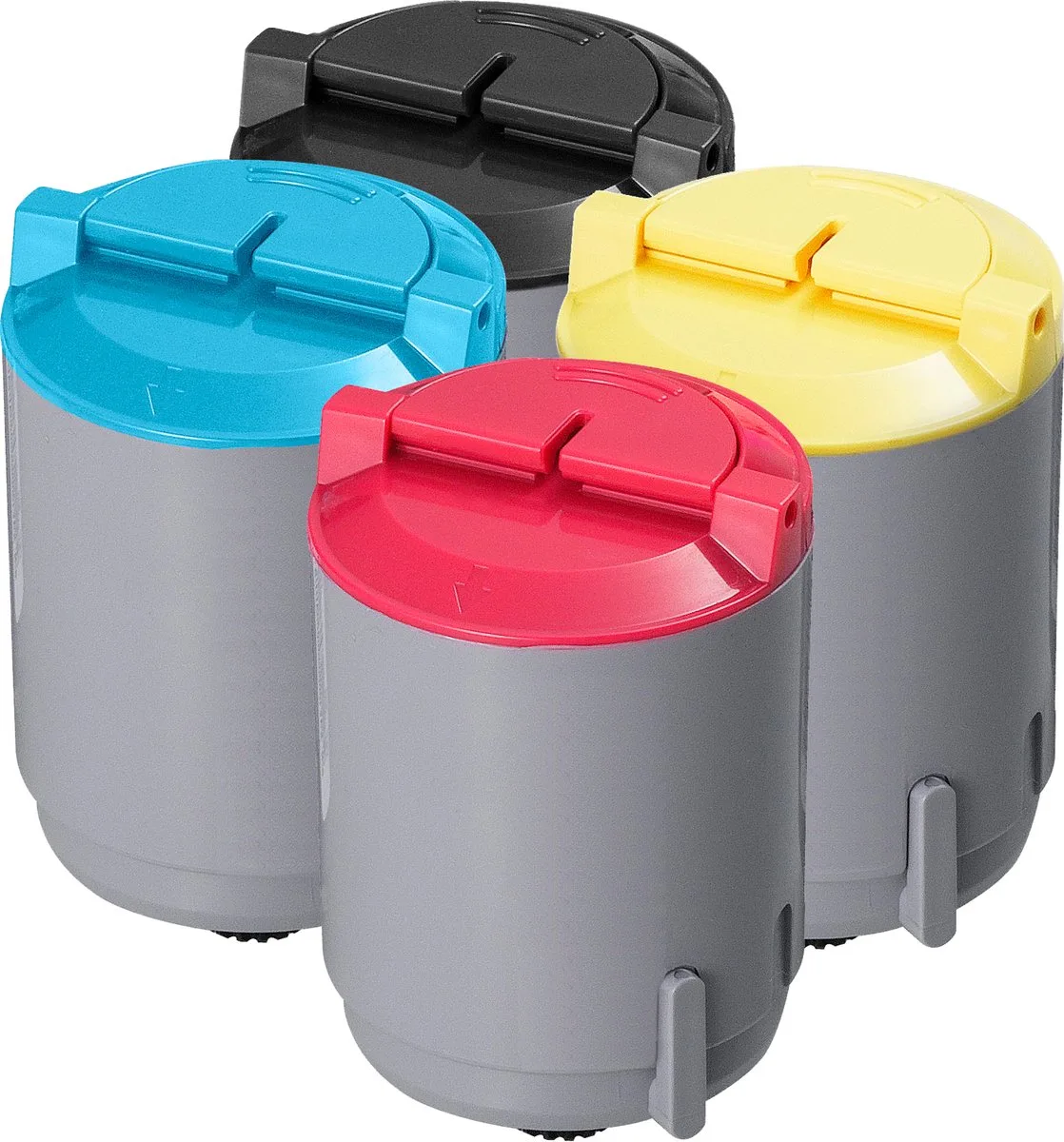CLP-P300C - Tonercartridge / Cyaan / Geel / Rood / Zwart de Samsung en Multicolore – photo produit