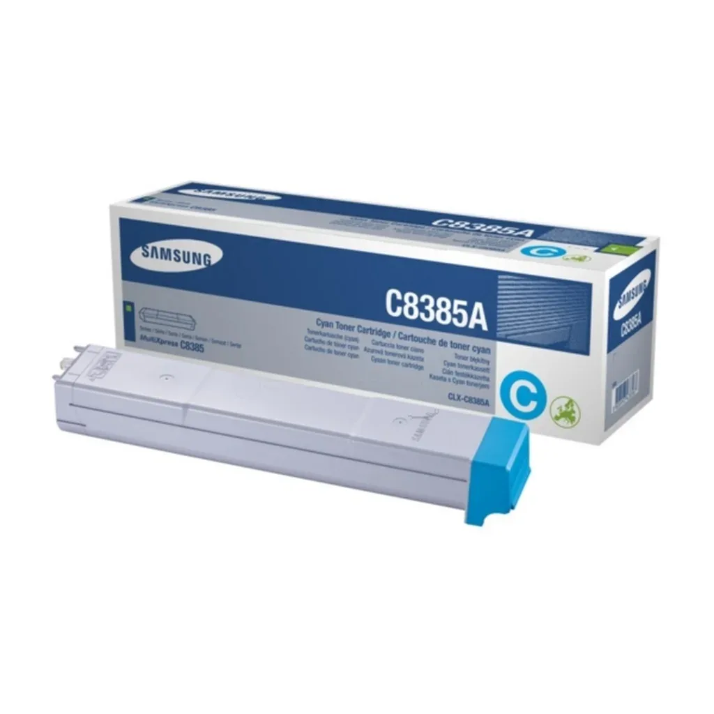 Toner cyan 15.000 sider CLX-C8385A Cyan de Samsung – photo produit
