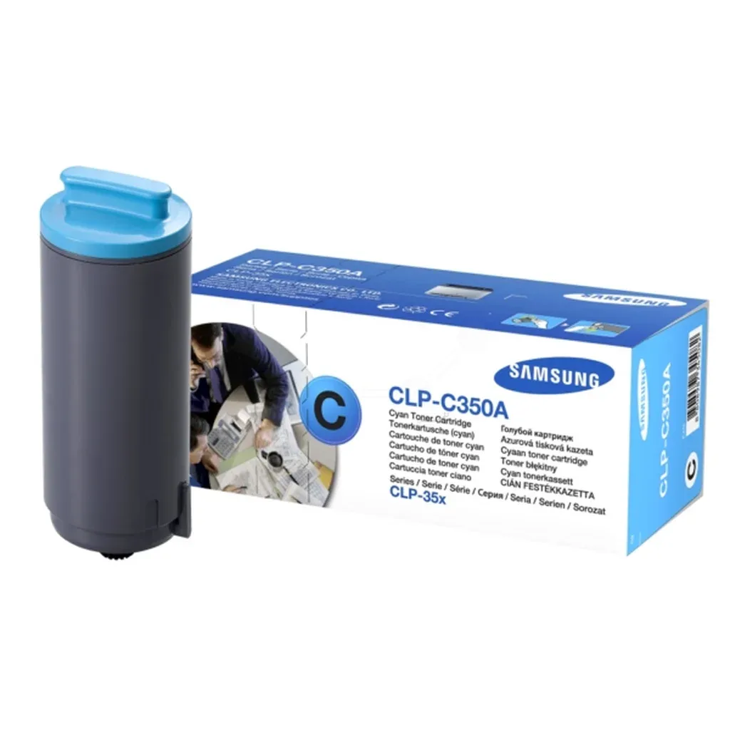 Toner cyan CLP-C350A Cyan fra Samsung – produktbillede