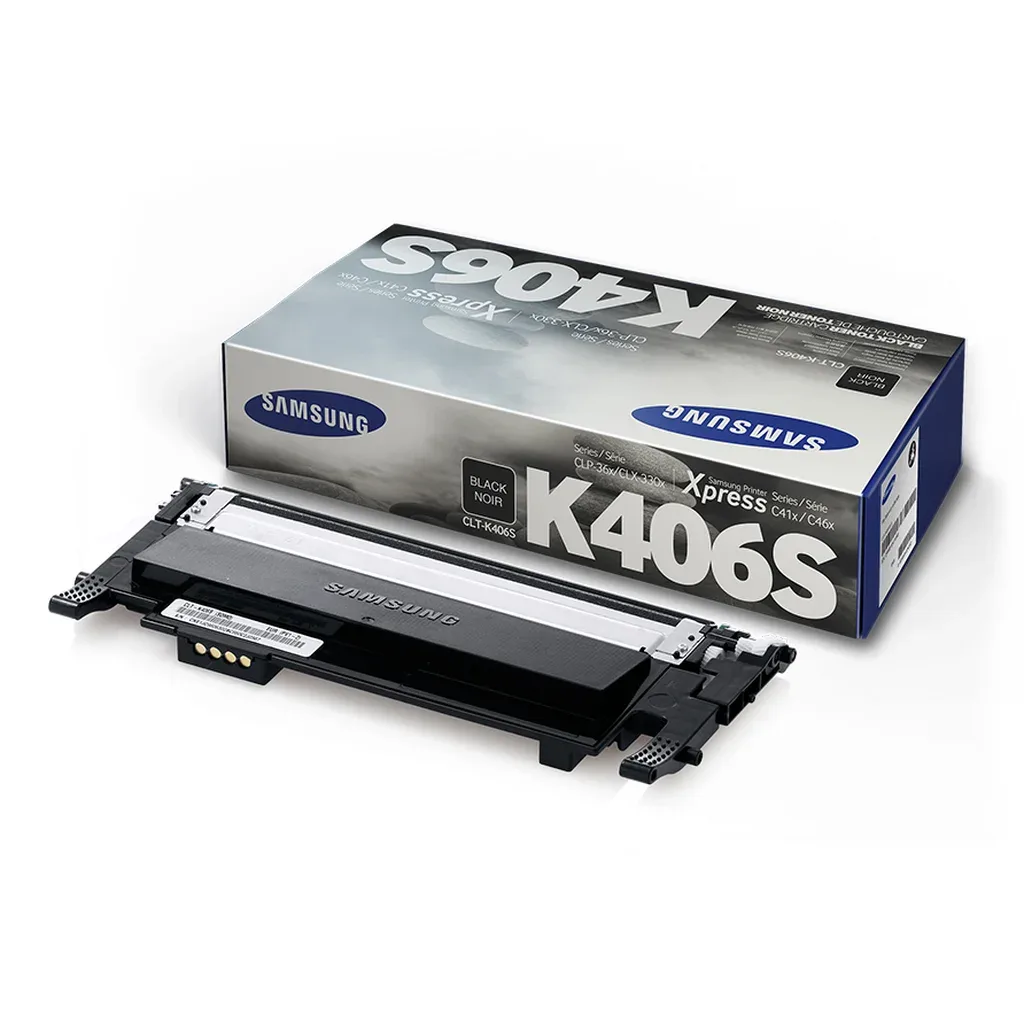 Toner sort, 1.500 sider CLT-K406S N/A de Samsung – photo produit