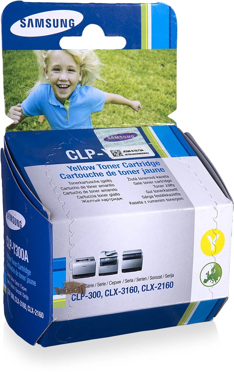 Toner Voor CLP-300/300N de Samsung en Jaune – photo produit