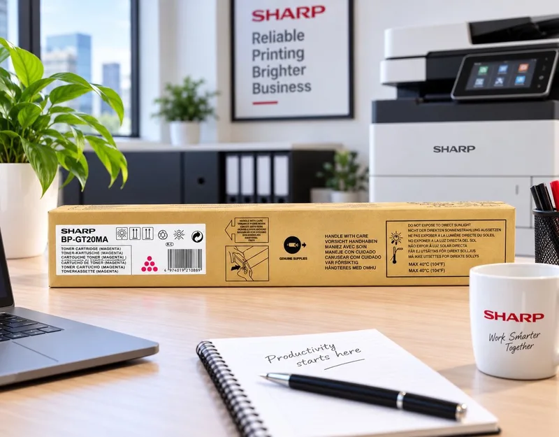 BP-GT20MA Toner – Origineel OEM van Sharp in Magenta – productfoto