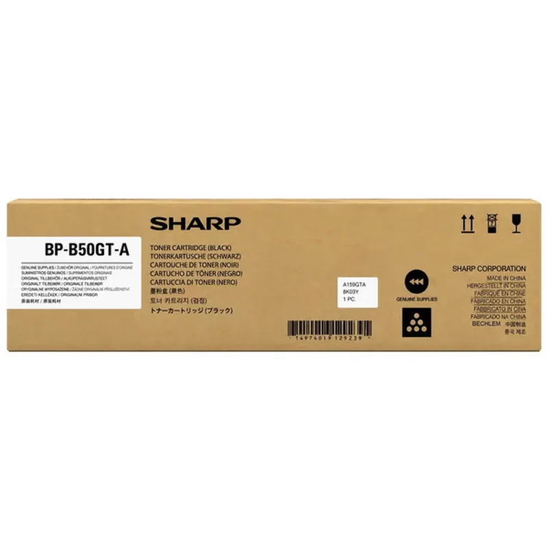 BPB50GTA - black - original - toner cartridge fra Sharp i Sort – produktbillede