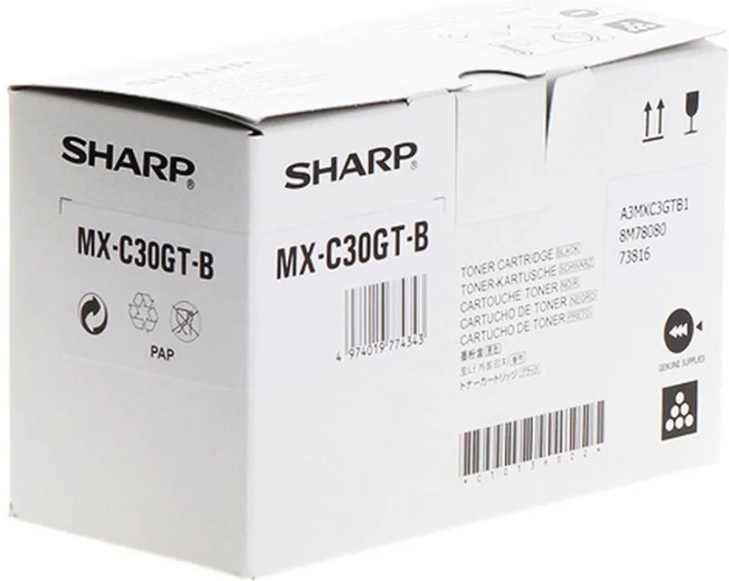 DX-C250F/300W toner standard capacity 5.000 pagina's 1-pack van Sharp in Zwart – productfoto