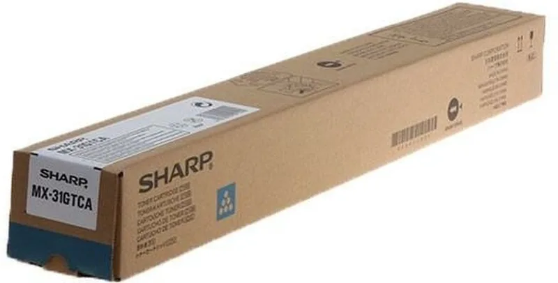 Toner Sharp MX-31GTCA Cyan van Sharp – productfoto