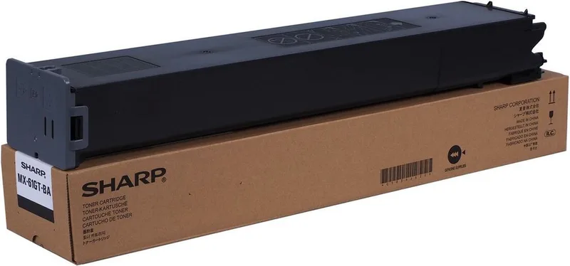 Toner Sharp MX61GTBA Black van Sharp in Zwart – productfoto
