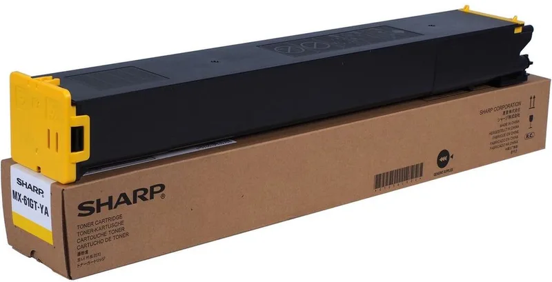 Toner Sharp MX61GTYA Yellow van Sharp in Geel – productfoto