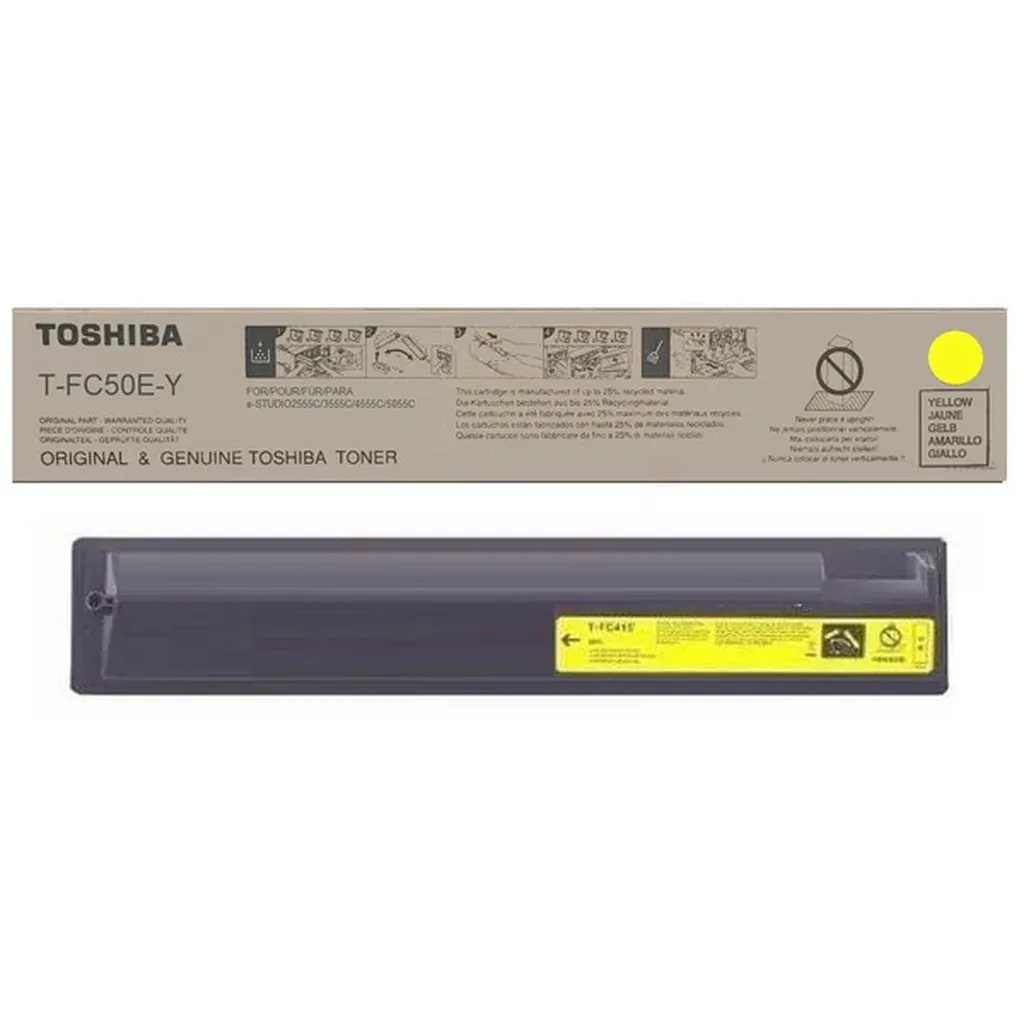 T FC50EY - Yellow - Tonerpatrone Gelb von Toshiba – Produktfoto