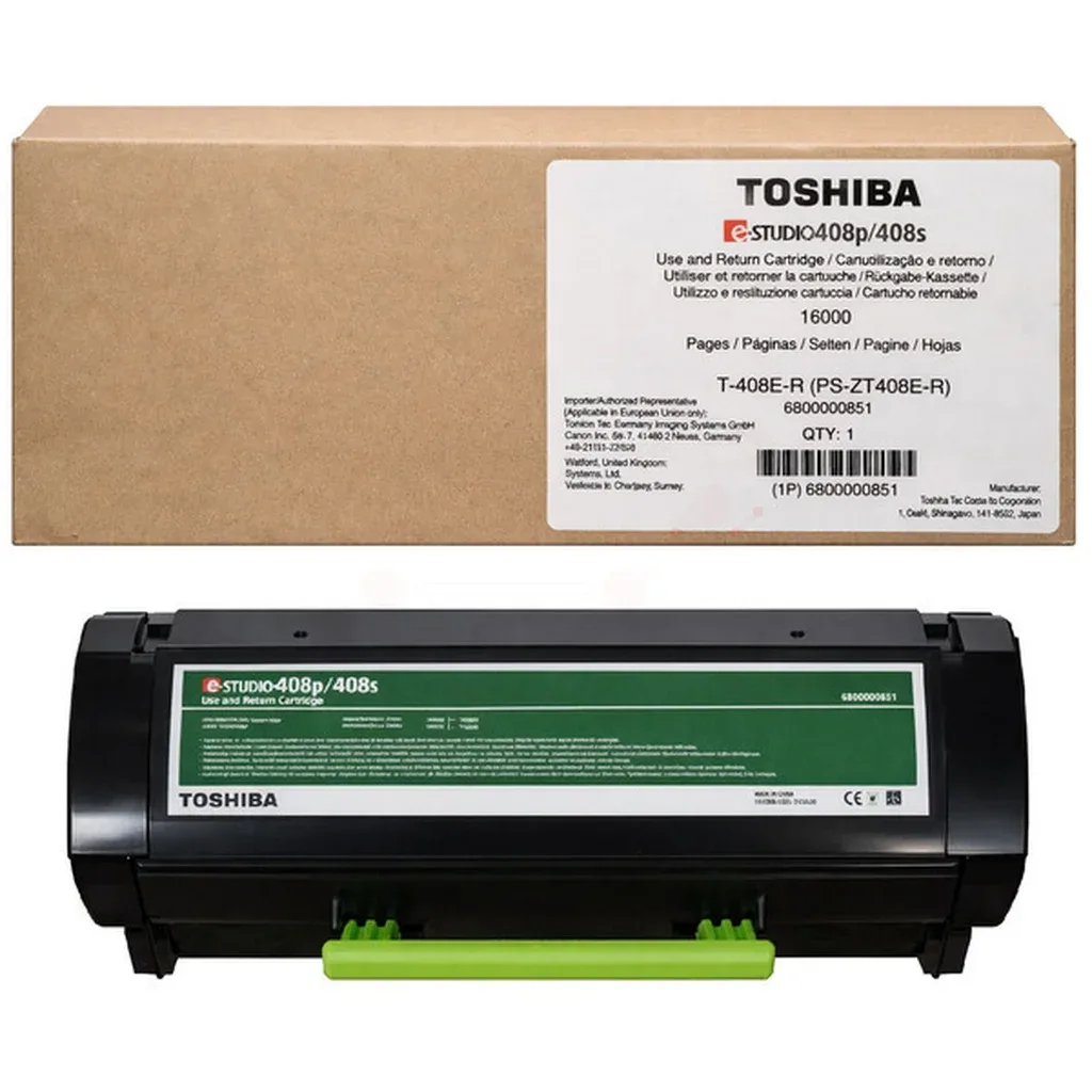 Toner T-408e-r E-studio 6b000000853 de Toshiba – photo produit
