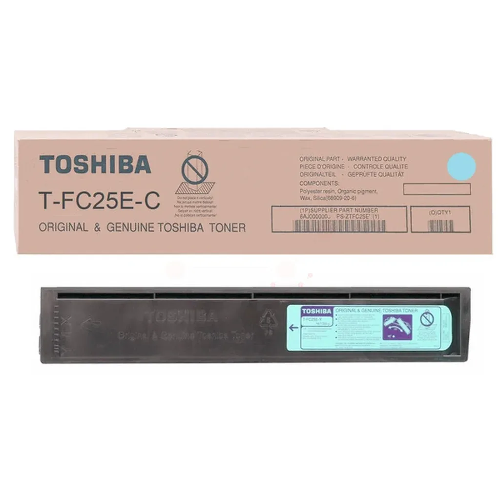 TOSHIBA T-FC 25 EC Toner Cyan 6AJ00000072 N/A fra Toshiba – produktbillede