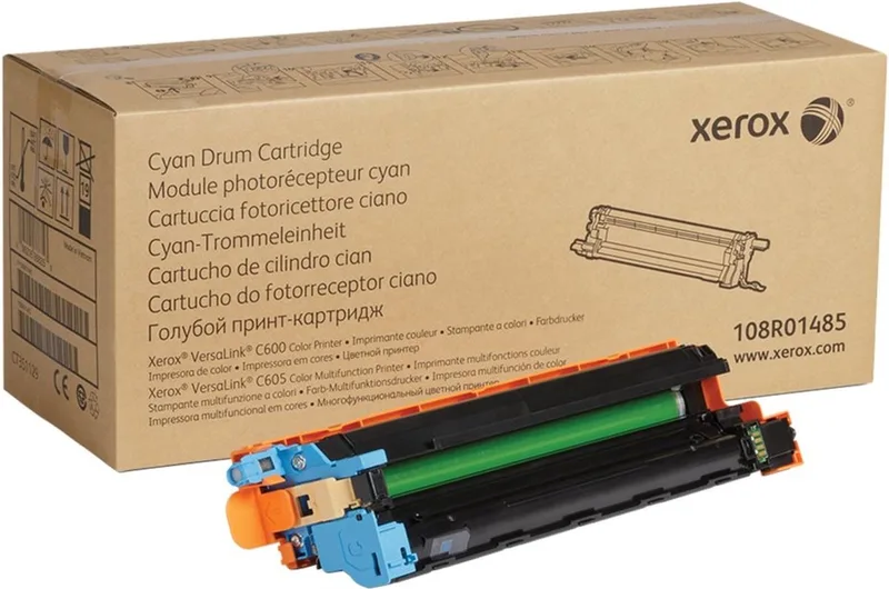 Toner Xerox 108R01485 Blue Black van Xerox in Cyan – productfoto