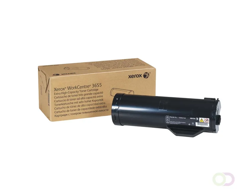WorkCentre 3655, extra hoge capaciteits tonercartridge, zwart (25.900 pagina's) (106R02740) de Xerox – photo produit
