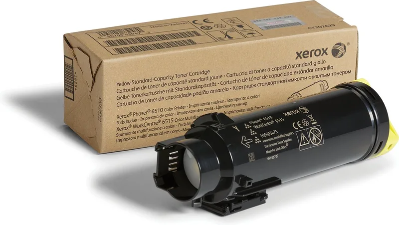 WorkCentre 6515, Phaser 6510 Standaard tonercartridge (1.000 pagina's) van Xerox in Geel – productfoto