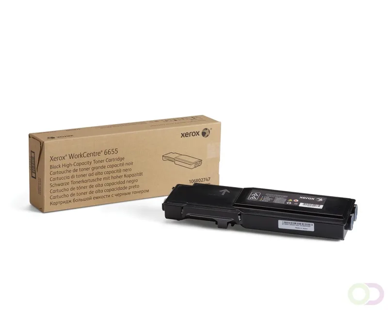 WorkCentre 6655, hoge capaciteits tonercartridge, zwart (11.000 pagina's) (106R02747) by Xerox – product photo