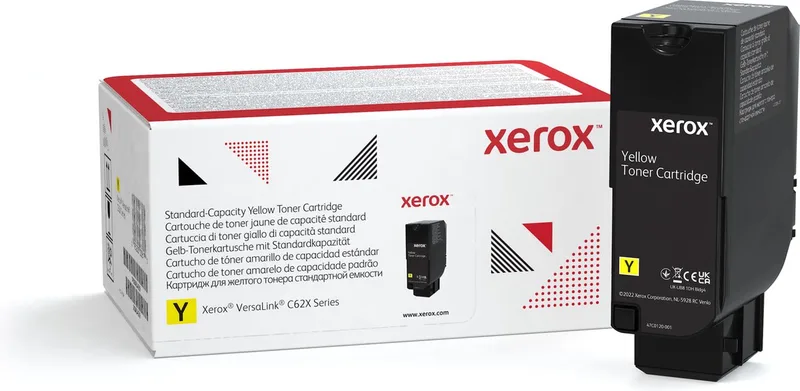 Xerox 006R04619 tonercartridge 1 stuk(s) Origineel Geel van Xerox – productfoto