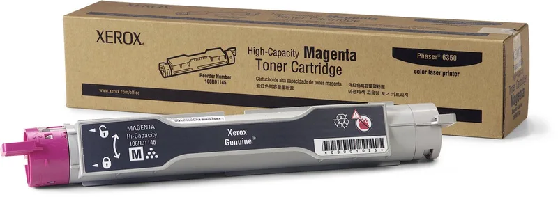 Xerox 106R01145 toner Phaser 6350/6350 DP/DT/DXM van Xerox in Magenta – productfoto