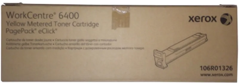 Xerox 106R01326 tonercartridge 1 stuk(s) Origineel van Xerox in Geel – productfoto