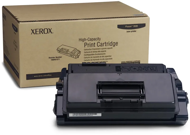 XEROX 106R01371 - Toner Cartridge / Hoge Capaciteit van Xerox in Zwart – productfoto