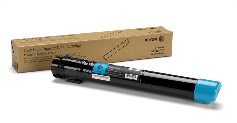XEROX 106R01436 - Toner Cartridge Blauw Hoge Capaciteit van Xerox in Cyaan – productfoto