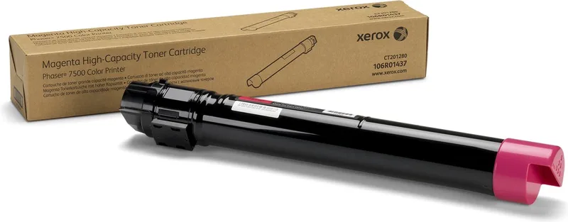 XEROX 106R01437 - Toner Cartridge / Rood / Hoge Capaciteit von Xerox in Magenta – Produktfoto