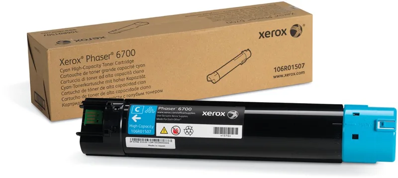 XEROX 106R01507 - Toner Cartridge / Blauw / Hoge Capaciteit van Xerox in Cyaan – productfoto